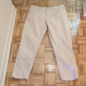 Vince Men's Cream Chinos Pants Size 34